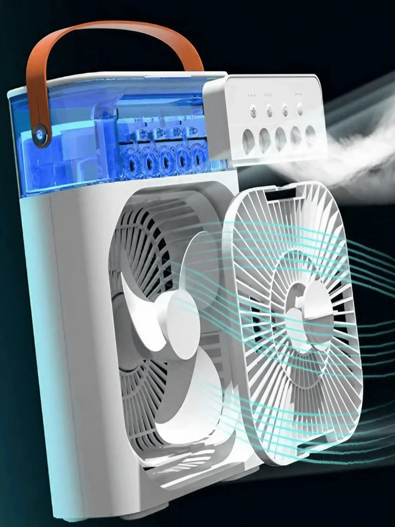 Humidificador 3 en 1 - Enfriador de Aire, Humidificador y Luz de Noche - Mini Cooler™