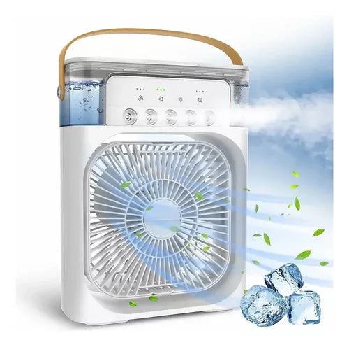 Humidificador 3 en 1 - Enfriador de Aire, Humidificador y Luz de Noche - Mini Cooler™